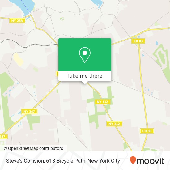 Mapa de Steve's Collision, 618 Bicycle Path