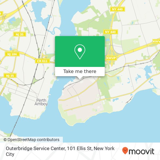 Mapa de Outerbridge Service Center, 101 Ellis St