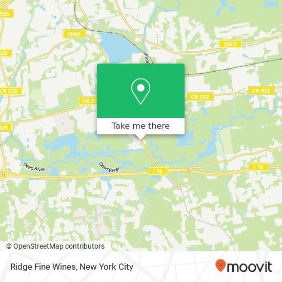 Ridge Fine Wines map