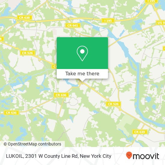 LUKOIL, 2301 W County Line Rd map