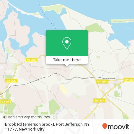 Brook Rd (emerson brook), Port Jefferson, NY 11777 map