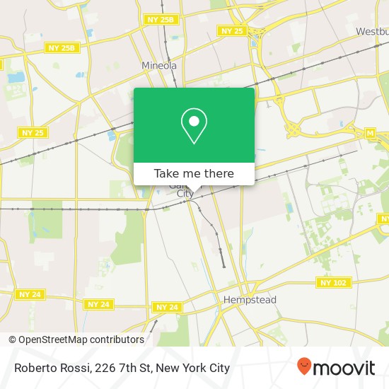 Mapa de Roberto Rossi, 226 7th St