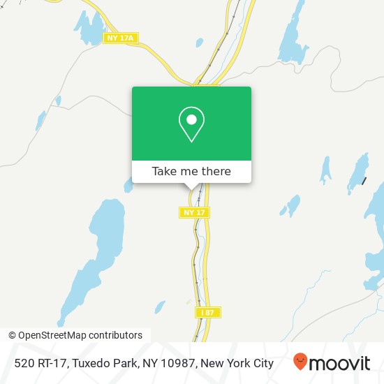 520 RT-17, Tuxedo Park, NY 10987 map