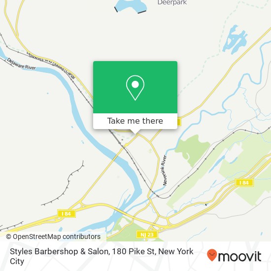 Mapa de Styles Barbershop & Salon, 180 Pike St