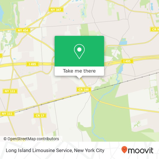 Long Island Limousine Service map