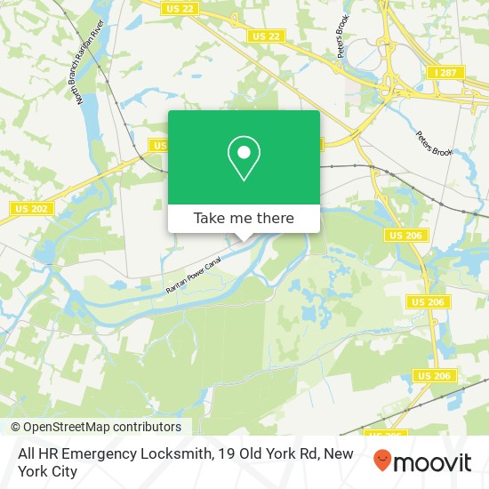 All HR Emergency Locksmith, 19 Old York Rd map