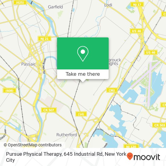 Pursue Physical Therapy, 645 Industrial Rd map