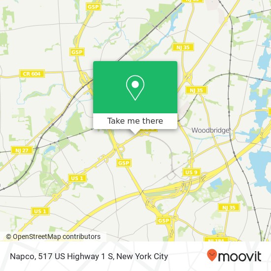 Mapa de Napco, 517 US Highway 1 S