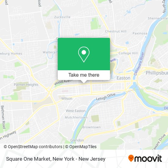 Mapa de Square One Market
