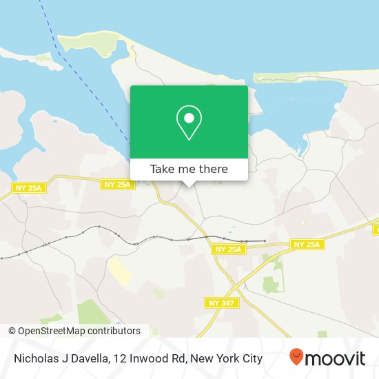 Nicholas J Davella, 12 Inwood Rd map