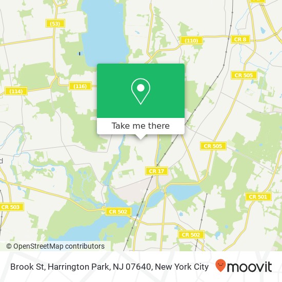 Brook St, Harrington Park, NJ 07640 map