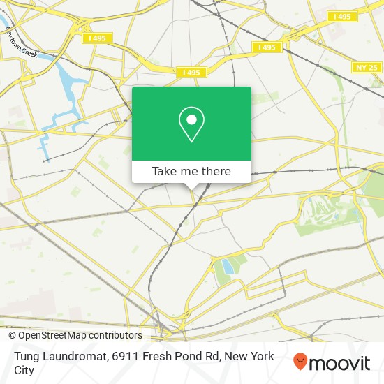 Tung Laundromat, 6911 Fresh Pond Rd map