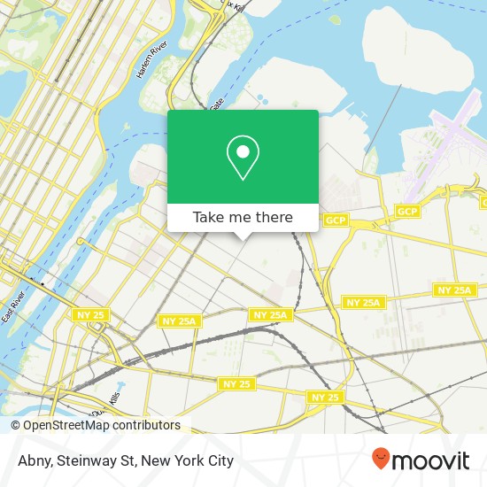 Abny, Steinway St map