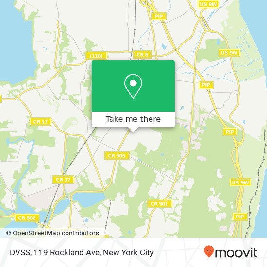 Mapa de DVSS, 119 Rockland Ave