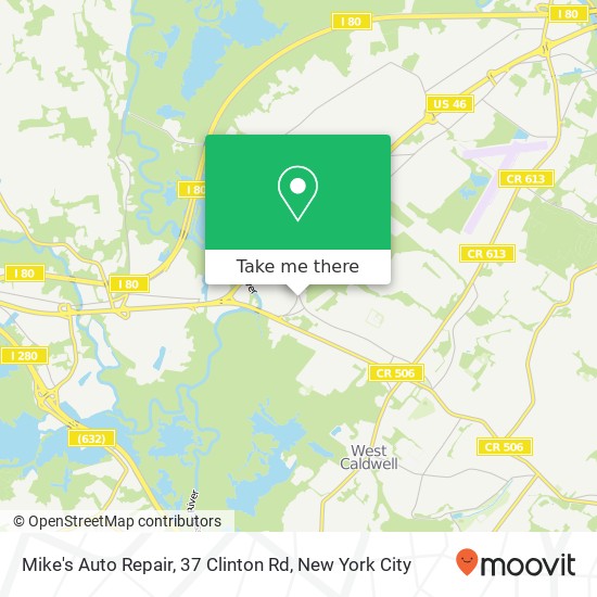 Mapa de Mike's Auto Repair, 37 Clinton Rd