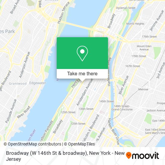 Mapa de Broadway (W 146th St & broadway)