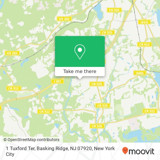 1 Tuxford Ter, Basking Ridge, NJ 07920 map