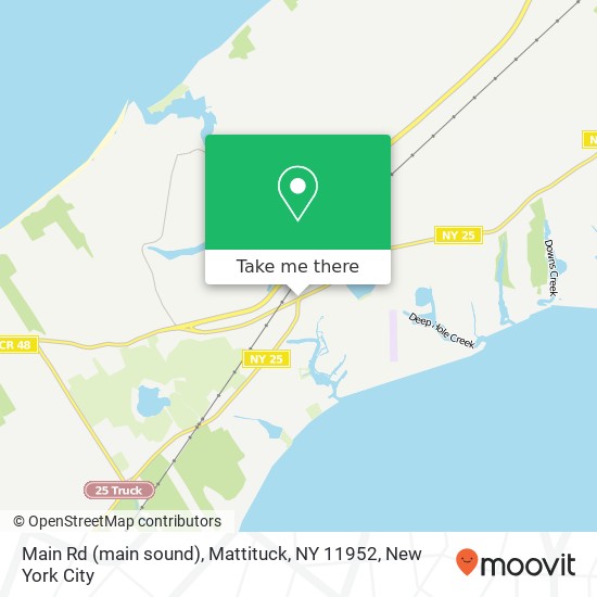 Mapa de Main Rd (main sound), Mattituck, NY 11952