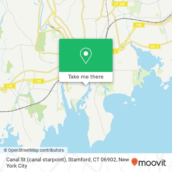 Canal St (canal starpoint), Stamford, CT 06902 map