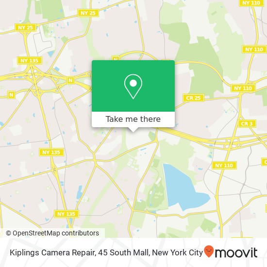 Mapa de Kiplings Camera Repair, 45 South Mall