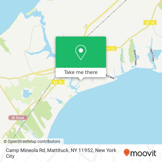 Camp Mineola Rd, Mattituck, NY 11952 map