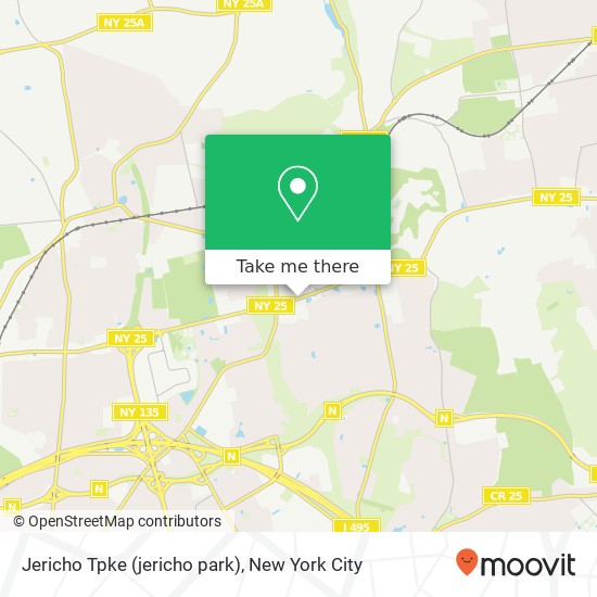 Jericho Tpke (jericho park), Woodbury, <B>NY< / B> 11797 map