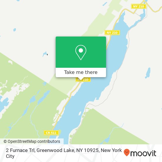 Mapa de 2 Furnace Trl, Greenwood Lake, NY 10925