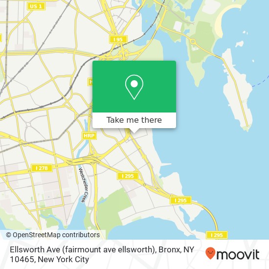 Ellsworth Ave (fairmount ave ellsworth), Bronx, NY 10465 map