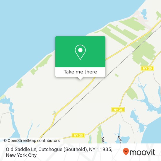 Mapa de Old Saddle Ln, Cutchogue (Southold), NY 11935