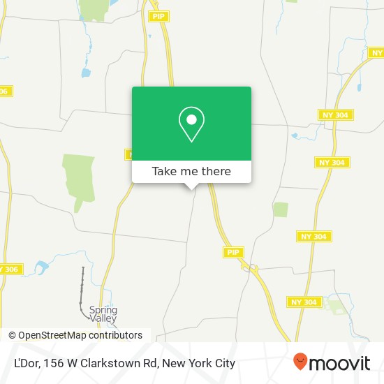 Mapa de L'Dor, 156 W Clarkstown Rd
