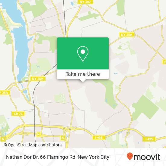Mapa de Nathan Dor Dr, 66 Flamingo Rd