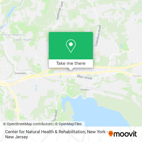 Center for Natural Health & Rehabilitation map