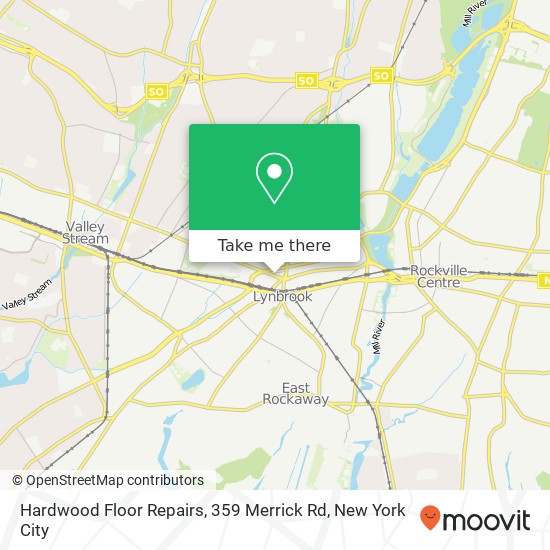 Hardwood Floor Repairs, 359 Merrick Rd map