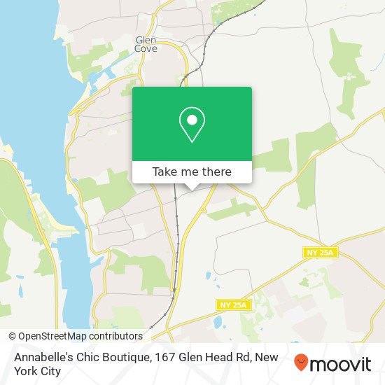 Mapa de Annabelle's Chic Boutique, 167 Glen Head Rd