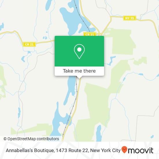 Mapa de Annabellas's Boutique, 1473 Route 22