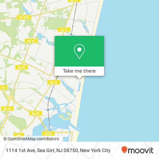 1114 1st Ave, Sea Girt, NJ 08750 map