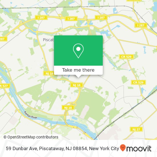 59 Dunbar Ave, Piscataway, NJ 08854 map