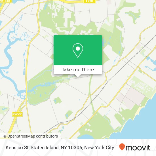 Kensico St, Staten Island, NY 10306 map