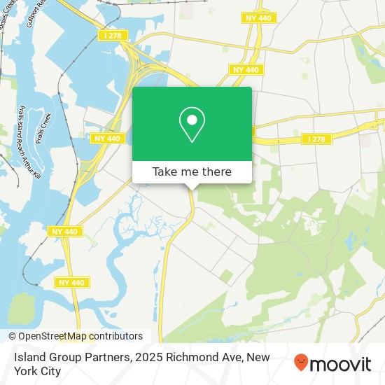 Island Group Partners, 2025 Richmond Ave map