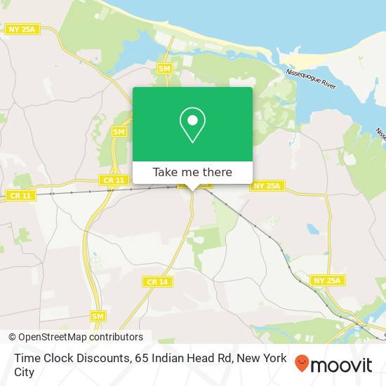 Time Clock Discounts, 65 Indian Head Rd map