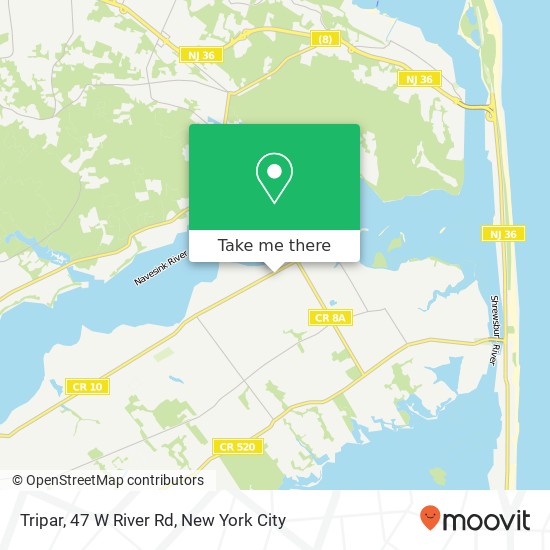 Tripar, 47 W River Rd map