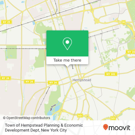 Town of Hempstead Planning & Economic Development Dept map
