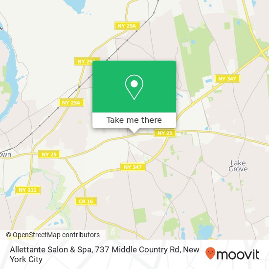 Allettante Salon & Spa, 737 Middle Country Rd map