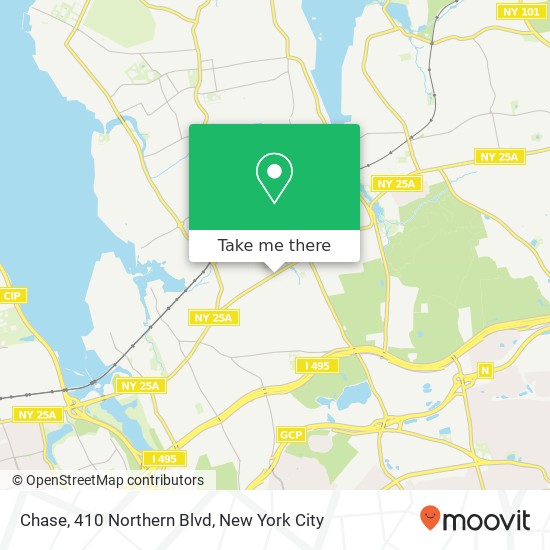 Mapa de Chase, 410 Northern Blvd