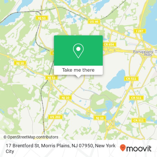 17 Brentford St, Morris Plains, NJ 07950 map