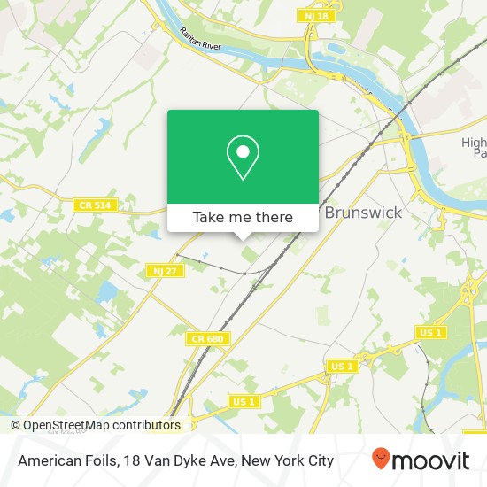 American Foils, 18 Van Dyke Ave map