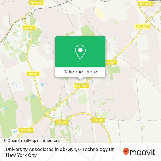 University Associates in ob / Gyn, 6 Technology Dr map