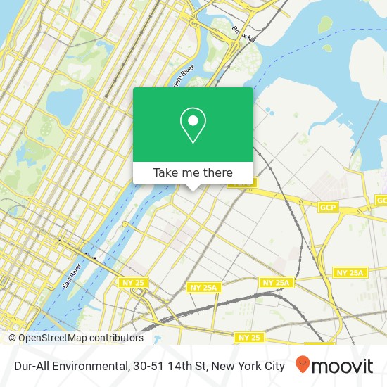 Dur-All Environmental, 30-51 14th St map