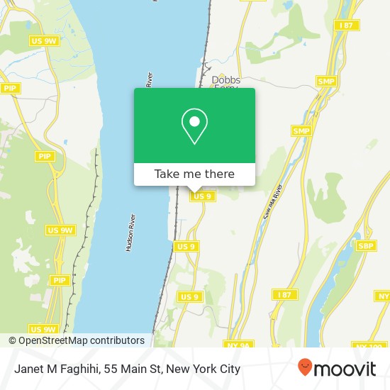 Mapa de Janet M Faghihi, 55 Main St