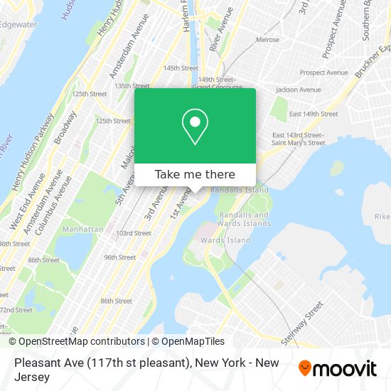 Mapa de Pleasant Ave (117th st pleasant)